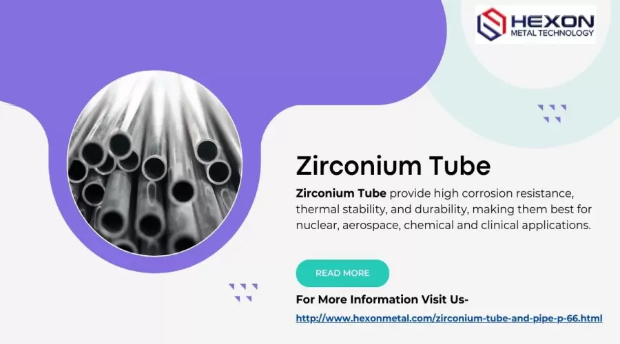 Zirconium Tube For Chemical Processing & Marine Use
